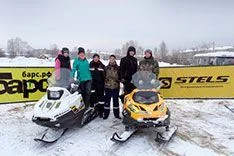 Тест-драйв снегоходов Stels, мотосалон StelsLand