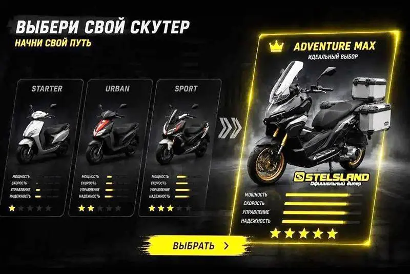 Как выбрать скутер своей мечты: полное руководство для новичков и не только!, мотосалон StelsLand