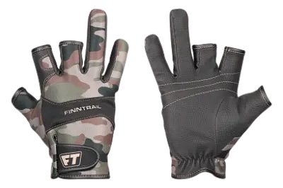 Перчатки для рыбалки и охоты Finntrail NEOSENSOR CAMOGREEN