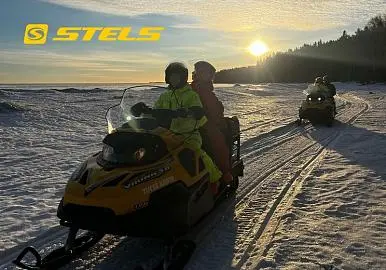 Экспедиция в Карелию на снегоходах Stels.