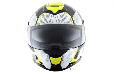 Шлем ASTON RT1200 graphic VIP, черный / белый / желтый