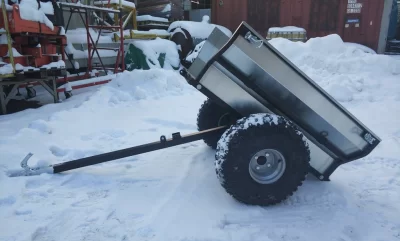 Прицеп для квадроцикла с колесами для ATV