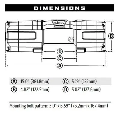 Лебедка WARN UTV AXON 55