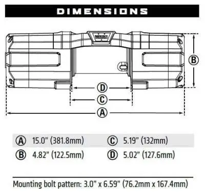 Лебедка WARN AXON ATV 45-S