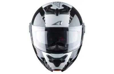 Шлем ASTON RT800 STRIPES Graphic Exclusive, белый / черный