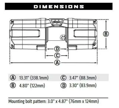 Лебедка WARN ATV AXON 35-S