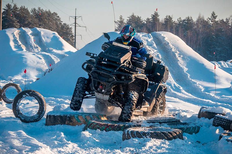 На трассе Vindermoto прошел квадро-триал.