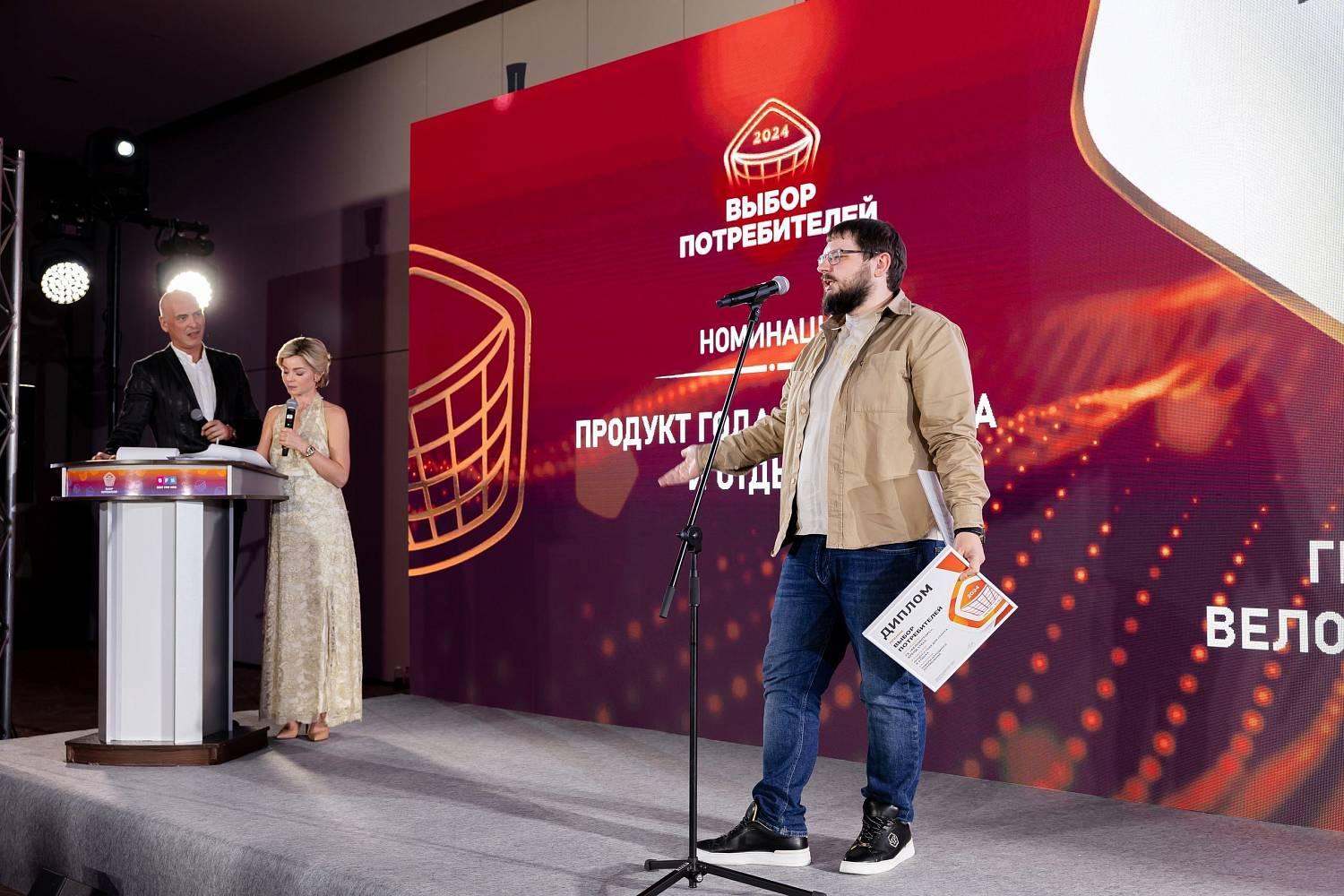 Продукт года 2024 для спорта и отдыха стал бренд STELS!