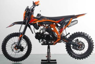 Питбайк Racer Pitbike TRX 140E, оранжевый
