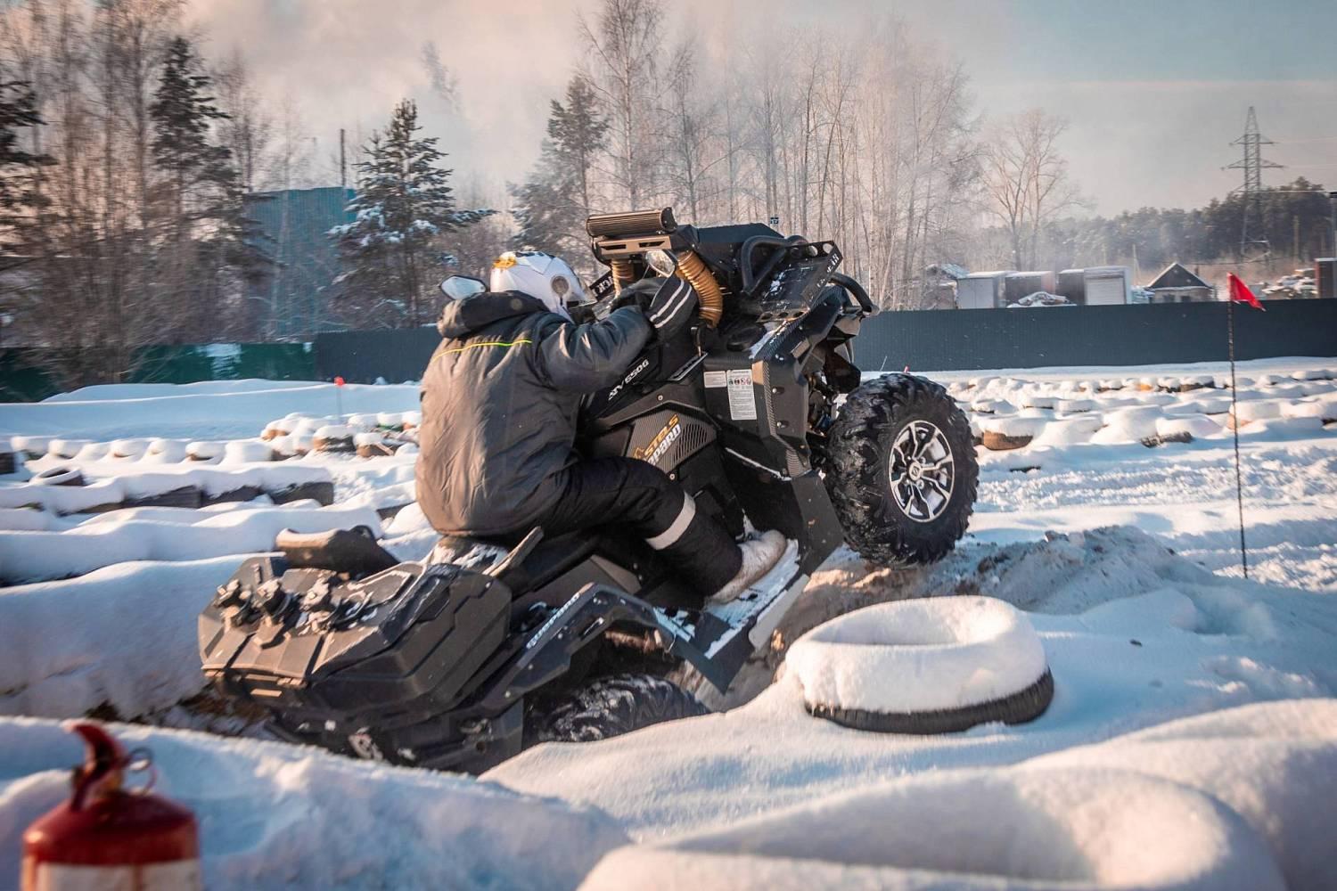 На трассе Vindermoto прошел квадро-триал.