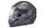 Шлем STELS FF389, черный с узорами