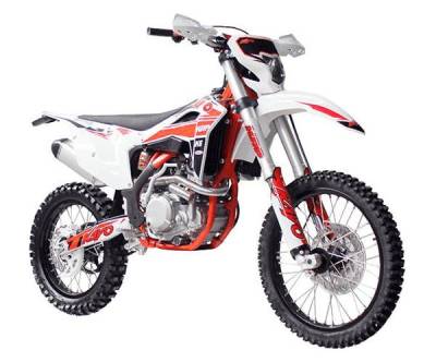 Мотоцикл Kayo K6 250 EFI, белый-красный