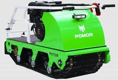 Мотобуксировщик Pomor X-500-9 на склизах